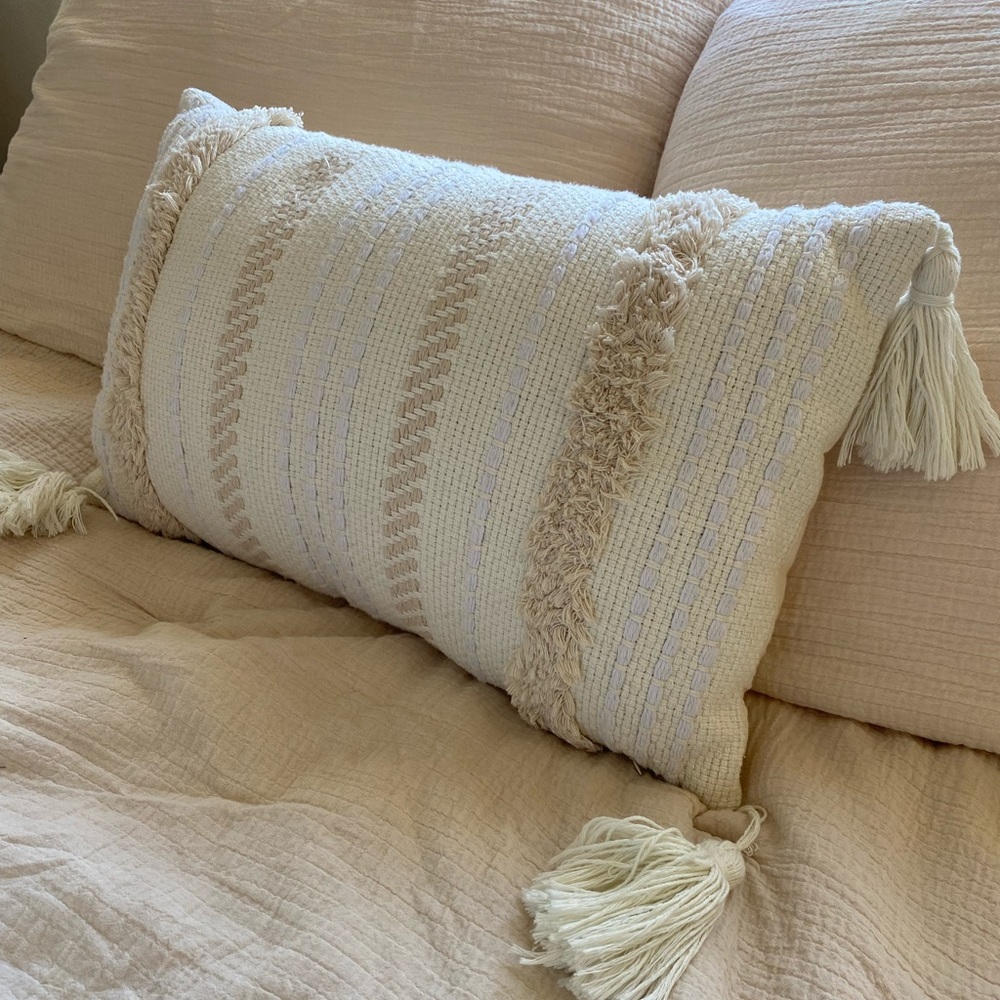 Neutral Throw Pillow